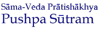 Sama Veda Pratishakhya (Pushpa Sutram)